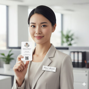 Elegante Personalisierte Editierbare Visitenkarte 