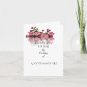 Elegante Personalisierte Einladungskarte für die H (Vorderseite)