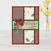 Elegante Personalisierte Faltkarte Karte (Gelbe Blume)