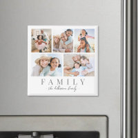 Elegante Personalisierte Familienfoto Collage
