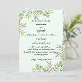 Elegante Personalisierte Foto Hochzeitskarte Save The Date (Stehend Vorderseite)