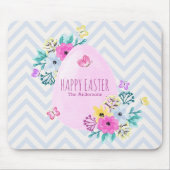 Elegante personalisierte fröhliche Ostern | Mousepad (Vorne)
