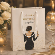 Elegante personalisierte Geburtstagsgeschenktasche