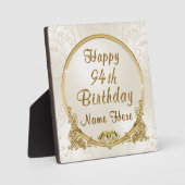 Elegante personalisierte Geschenkideen zum 94. Geb Fotoplatte (Vorderseite)