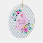 Elegante personalisierte glückliche keramik ornament (Rechts)