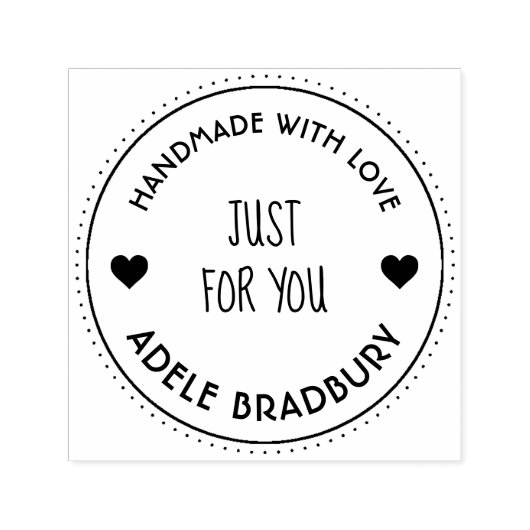 Elegante Personalisierte Handarbeit von Permastempel (Design)