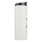 Elegante Personalisierte Initial- und Namensarmug Thermosbecher (Nach links gedreht)