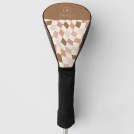 Elegante Personalisierte Monogram Golf Head Cover Headcover