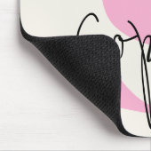 Elegante Personalisierte Monogramm-Maus-Pad Mousepad (Ecke)