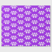 Elegante Personalisierte Monogrammbezeichnung - Li Geschenkpapier (Flach)