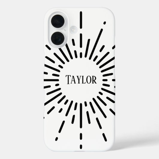 ELegante, personalisierte Name Neueste IPHONE Hüll Case-Mate iPhone Hülle (Rückseite)
