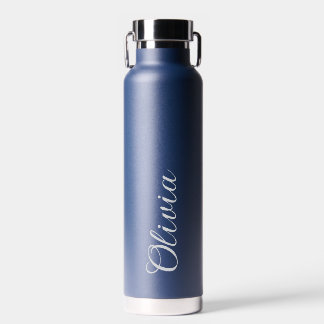 Elegante personalisierte Namens-Schrift-Wasserflas Trinkflasche