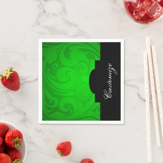 Elegante Personalisierte Neapel 2 Serviette (Beispiel)