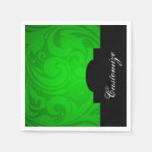 Elegante Personalisierte Neapel 2 Serviette (Vorderseite)