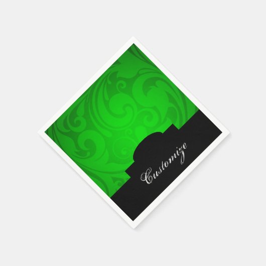 Elegante Personalisierte Neapel 2 Serviette (Ecke)