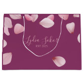 Elegante Personalisierte Papiergeschenktasche mit Große Geschenktüte (Vorderseite)