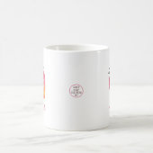 Elegante Personalisierte Rote Wasserfarbe Erdbeere Kaffeetasse (Mittel)