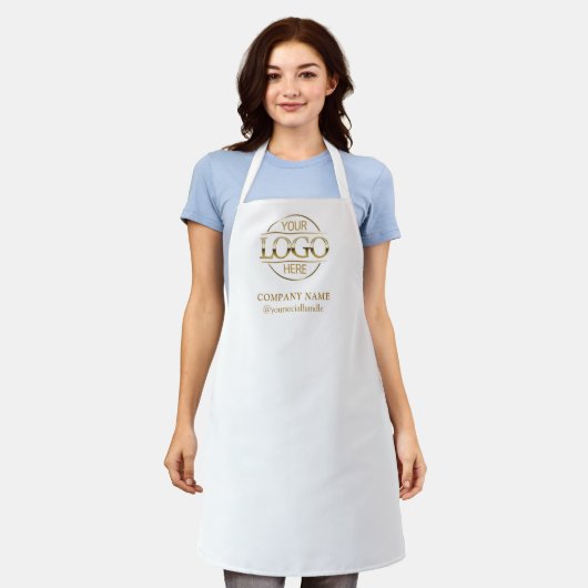 Elegante personalisierte Schürze Logo benutzerdefi (Getragen)