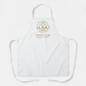Elegante personalisierte Schürze Logo benutzerdefi (Vorderseite)