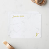 Elegante Personalisierte Stationery für einfachen Mitteilungskarte (Vorderseite/Rückseite Beispiel)