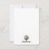 Elegante Personalisierte Stationery Mitteilungskarte (Vorderseite)