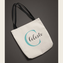 Elegante personalisierte tealfarbene Anfangsbuchst