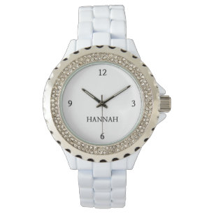 Elegante Personalisierte Uhr "HANNAH"