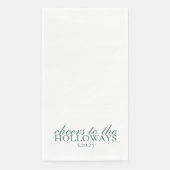 Elegante Personalisierte Wedding Guest Handtücher Serviette (Vorderseite)