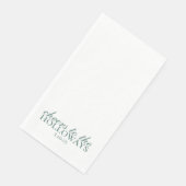 Elegante Personalisierte Wedding Guest Handtücher Serviette (Ecke)