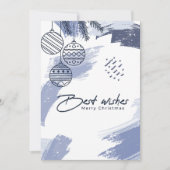 Elegante Personalisierte Weihnachtsfotokarte Feiertagskarte (Vorderseite)