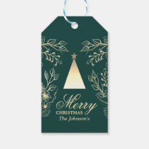 Elegante Personalisierte Weihnachtsgeschenke Tags