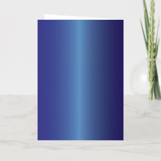 Elegante Personalisierte Weihnachtskarte Karte (Rückseite)