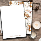 Elegante Personalisierte Wildblumen Mitteilungskarte