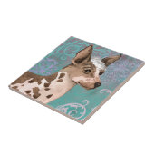 Elegante peruanische Inka-Orchidee Fliese (Seite)