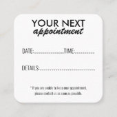 Elegante Pet Care Termin-Karte mit Logo Terminkarte (Vorderseite)