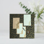 Elegante Pfaueneinladungen | IndianWeddingCards Einladung (Stehend Vorderseite)