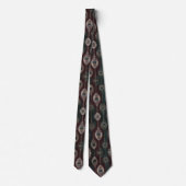 Elegante Pfauenfeder Krawatte (Rückseite)