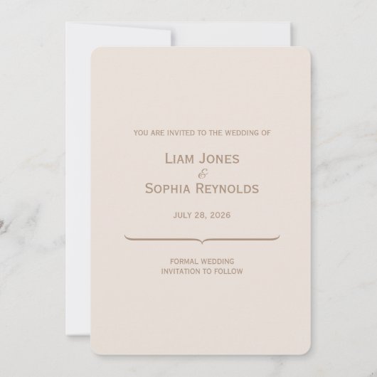 Elegante Pferde, die die Datumskarte sichern Save The Date (Rückseite)