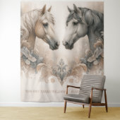 Elegante Pferde - Hintergrund Wandteppich (Beispiel)