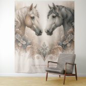 Elegante Pferde - Hintergrund Wandteppich (Beispiel)