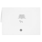 Elegante Pferde, innen leer (Rückseite Horizontal)