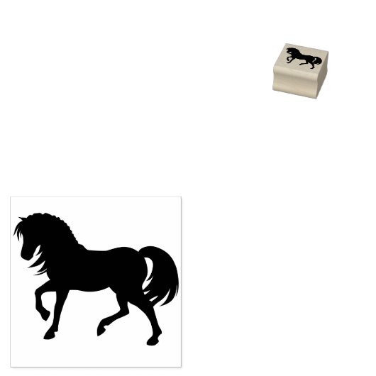 Elegante Pferdefüßer Tierheilkunde Kinder Gummistempel (Stempel)