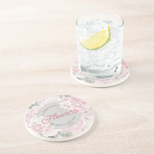 Elegante Pfingstrosen-Blumen-Großeltern Wir würden Getränkeuntersetzer