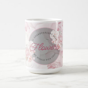 Elegante Pfingstrosen-Blumen Großeltern Wir würden Kaffeetasse