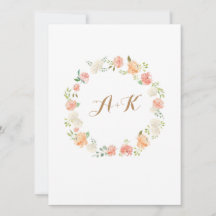 Elegante pfirsichfarbene Blume