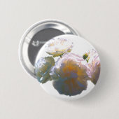 Elegante, pfirsichorange Rose Button (Vorne & Hinten)