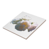 Elegante, pfirsichorange Rose Fliese (Seite)