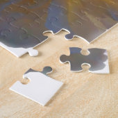 Elegante, pfirsichorange Rose Puzzle (Seite)