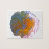 Elegante, pfirsichorange Rose Puzzle (Horizontal)