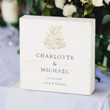 Elegante Pflanze Trending Wedding Box